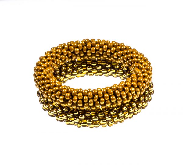 Gold mit leichtem Ockerton & Curry opak shabby