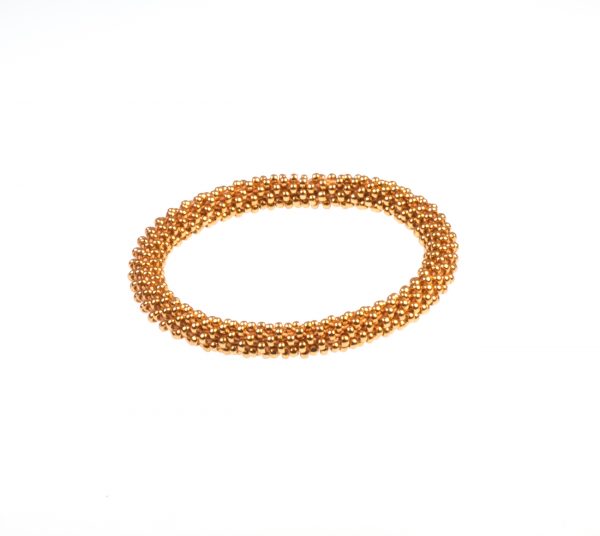 Helles Roségold Metallic glänzend