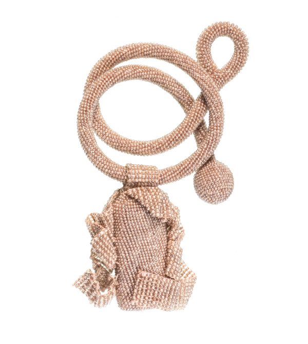 Aufwendiges Collier in mauve – Bild 3